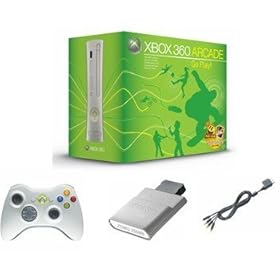 Microsoft Xbox 360 Arcade System - 5 Games, Wireless Controller and Family Settings