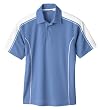 Men's Pique Color Block Polo Shirt