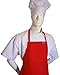 CHEFSKIN Adult Apron Tomato Red Ultra Light Weight