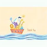 Noah's Ark Thank You Notes (12 count)