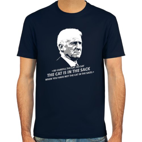 T-Shirt Giovanni Trapattoni ::: Farbauswahl: deepred, schwarz, oliv oder navy ::: Größen: S-XXL ::: Fußball-Kult