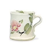 九谷焼 陶器 マグカップ 山茶花