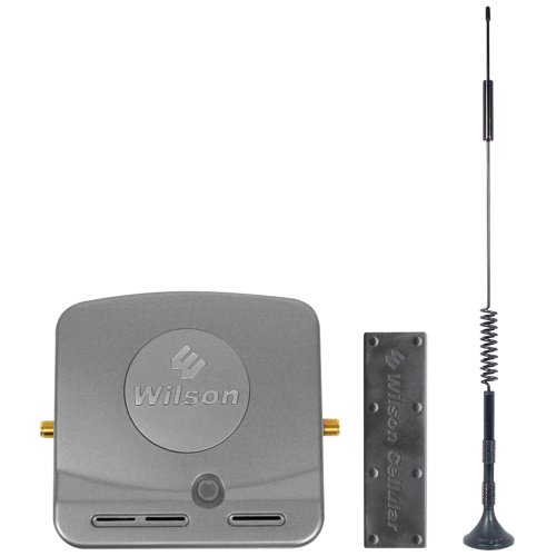 Wilson Electronics Mini-Mobile Cell Phone Signal Booster for Car with Cradle and Ultra Slim Antenna - For Multiple Users