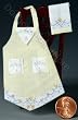 Miniature Yellow Apron Kit by Lindee's Little Linens