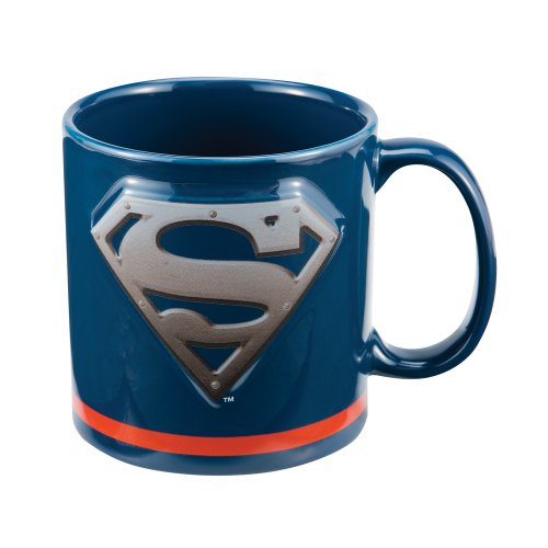Vandor 20-Ounce Sculpted Mug, Superman Man of Steel