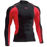 (アンダーアーマー)UNDER ARMOUR UA HGコンプレッションブロックLSモック MCM4111 アスレチック メンズ ベースレイヤー コンプレッション MCM4111 BLK/RED/RE