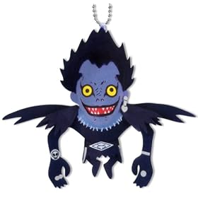 DEATH NOTE ANIME MANGA: Ryuk Plush key chain + Pin