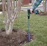 Outdoor Living : 1.75'' Heavy Duty Garden Auger Planting Tool to Drill Soil and Earth