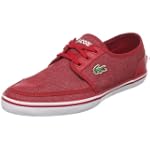 Lacoste Women's Haynttc Fashion Sneaker,Red,7 M US