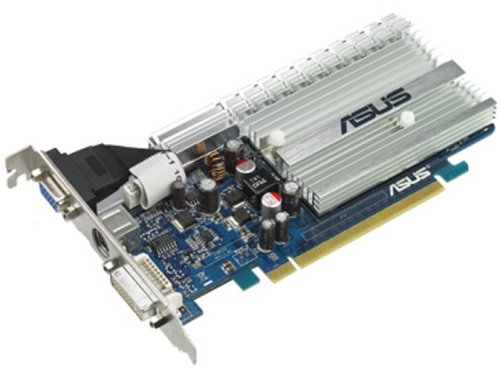 ASUS EN8400GS SILENT/HTP/256M PCI-E TV-OUT HDTV-OUT DVI-I VGA 256MB Graphics Card