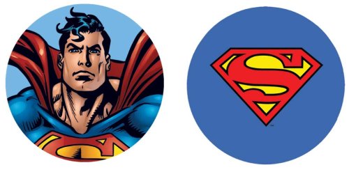 Superman Flying High Micro Bead Round Decorative Pillow