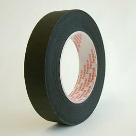 Shurtape CP-743 Matte Black Paper Tape (aka Permacel P-743): 3/4 in. x 60 yds. (Black)