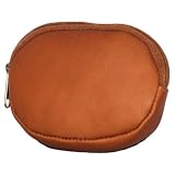 David King Co 442T Zip Coin Purse- Tan