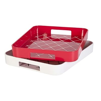 No-Slip Gallery Serving Tray
