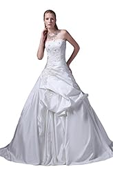 Spring Satin  Corset   Waistline  Ball Gown  Dress