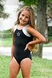 Basic Moves Children Tank XX-Back Star Leotard #5577ST - 6-7