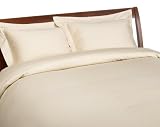280-Thread-Count 100% Cotton Queen Duvet Set, Stone