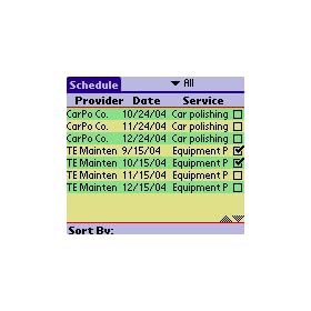 Maintenance Scheduler downloadable Software
