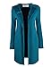 Tom's Ware Womens Stylish Open Front Knit Shawl Hoodie Coat