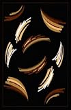 Home Dynamix Area Rugs: Zone: 847: Modern Streaks Ebony Rug