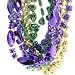 Assorted 48" Mardi Gras Bead Necklace