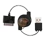 NEW Retractable Black USB Cable Cord for iPhone 3G 2ND by Eforcity
