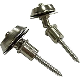 Dunlop Flush Mount Design Straplok System - Nickel