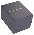 Tommy Hilfiger Women's Crystal Reversible Red And Navy Leather Strap Watch #1780565