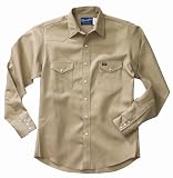 Wrangler Mens Cowboy Cut Work Western Long Sleeve Shirt
