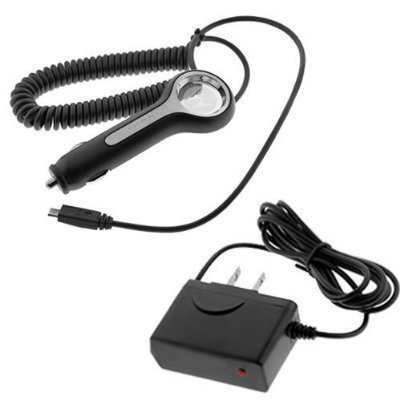 OEM Rapid Car Charger + Home Travel Charger for Verizon Motorola Droid A855 Cell Phone