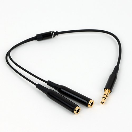 41KEC5LGYoL Micca Premium Earphone and Headphone Splitter 3.5mm Y Cable for MP3 Players, iPods, Computers