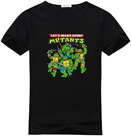 TheresaRizzo Teenage Mutant Ninja Turtles Mens Tee Black T-shirts Size XXXL