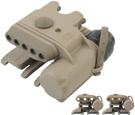 Night Evolution Helmet Light Set Gen3 Dark Earth (White &amp; Red)