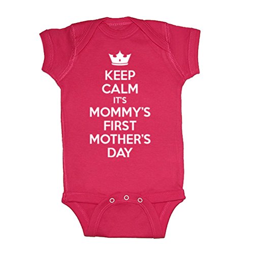 We Match! Keep Calm It's Mommy's First Mother's Day Baby Bodysuit