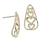 10K Diamond Cut Cast Earring
