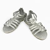 Fashion Silver Flats Sandals Womens Shoes US06 41KEGJgoonL. SL160 Fashion Silver Flats Sandals Womens Shoes US06