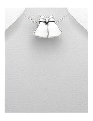 Bell Pendant Necklace In 92.5 Sterling Silver