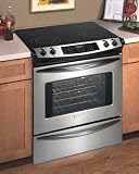 Frigidaire GLES389F 30 Electric Slide-in Range, Self-Clean, Convection, Sabbath Mode : Stainless Steel