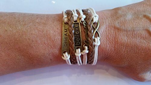 Charm Bracelet: Braided Bands & Multi-Layer Wrap Bangle (Infinity DBL)