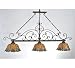Meyda 99901 Shell And Diamond 3 Light Billiard-Island Fixture