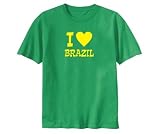 T-Shirt  I Love Brazil  Country