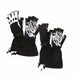 バウオ(BAWO) BW-177 BAWO RAIN GLOVE LONG CUFF ブラック&times;ホワイト S BW-177