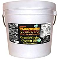 Tropical Traditions Coconut Oil for cooking, 1 gallon size