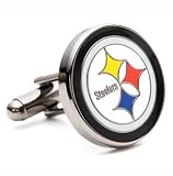 Pittsburgh Steelers NFL Logo'd Executive Cufflinks w/Jewelry Box by Cufflinks
