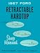 1957 Ford Skyliner Retractable Top Repair Shop Manual Reprint