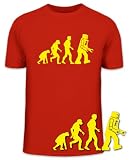 Shirtstreet24, EVOLUTION ROBOT, Sheldon Cooper, The Big Bang Theory Funshirt
