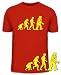 Shirtstreet24, EVOLUTION ROBOT, Sheldon Cooper, The Big Bang Theory Funshirt