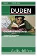Gedichte analysieren. Grundbegriffe und Verfahren, Beispiele und �bungen. (Lernmaterialien)
