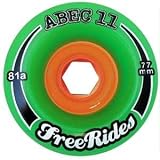 ABEC 11 FreeRides 77mm Longboard Wheels x4