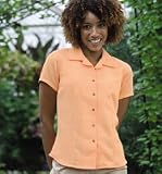 Ladies� Bedford Cord Woven Camp Shirt